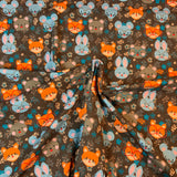 Jersey coton / elasthanne animaux à lunette - 2261433