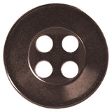 Boutons 4 trous 12 mm. Brun - Button Basics  BB4363G