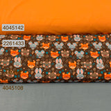 Jersey coton / elasthanne animaux à lunette - 2261433