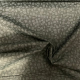 100% coton feuilles charcoal fond noir  (Timeless Treasures) C1126