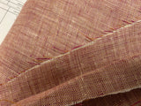 100% lin chambray teintes rougeatres IDC223871
