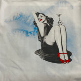 **50%* Panneau Jersey coton / élasthanne Pin up cinzano vintage