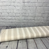 Tissé de lin coton   Lignes couleur naturel 125200