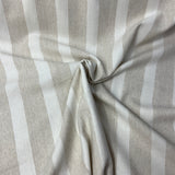 Tissé de lin coton   Lignes couleur naturel 125200