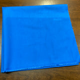 Coupon 60cm coton bleu moyen  (vendu tel quel)
