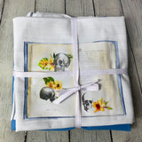 Ensemble avec panneau livre grimoire et jersey bleu