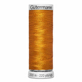 Fil Orange brulé 200m - À broder - 100% viscose  - Gutermann Dekor - 4001956