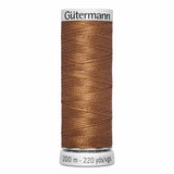 Fil Brun suède 200m - À broder - 100% viscose  - Gutermann Dekor - 4002585