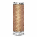 Fil Brun noisette 200m - À broder - 100% viscose  - Gutermann  Dekor - 4002610