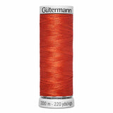 Fil Orange flamboyant 200m - À broder - 100% viscose  - Gutermann Dekor - 4003590