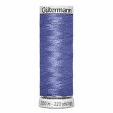 Fil gris lilas 200m - À broder - 100% viscose  - Gutermann Dekor- 4005990