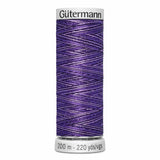 Fil Mauve violet varié  200m - À broder - 100% viscose  - Gutermann Dekor- 4009967