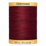 Fil Rouge baie 800m - 100% coton  - Gutermann - 4089959
