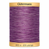 Fil Violet passion bigarré 800m - 100% coton  - Gutermann - 4089978