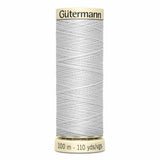 Fil Gris argent 100m - Tout usage -100% Polyester - Gutermann 4100100
