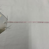 **50%* Panneau Jersey coton / élasthanne dactylo livre café fond blanc