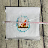 **50%* Panneau poche Jersey coton / élasthanne Gnome pensant avec cochonnet