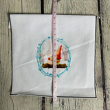 **50%* Panneau poche Jersey coton / élasthanne Gnome pensant avec cochonnet