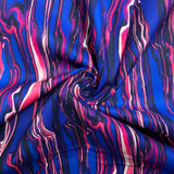 **40%*  100% coton Coulis de peinture abstrait ( Wild blue ) - 20246228