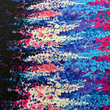 **40%*  100% coton Fleur teinte de bleu rose bande ( Wild blue ) - 20242