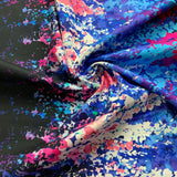 **40%*  100% coton Fleur teinte de bleu rose bande ( Wild blue ) - 20242