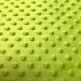Minky alvéolé Vert lime