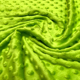 Minky alvéolé Vert lime