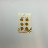 Boutons de bois 2 trous 15 mm. ( 6 ) - Inspire - 9801290