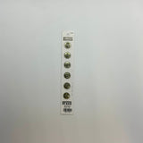 Boutons 4 trous 12 mm. Vert - Button Basics  BB4345G