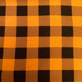 **50%* Jersey bambou carreauté moyen jaune moutarde noir