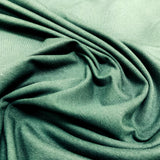 Jersey coton/élasthane uni Vert sapin - 4045111