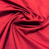 Jersey coton/élasthane uni Rouge rhubarbe - 4045122