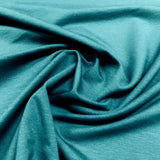 Jersey coton/élasthane uni Sarcelle - 4045120