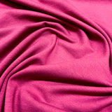 Jersey coton/élasthane uni Rose Astre - 4045115