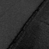 French terry brossé bambou / coton / élasthanne Noir ( Fleece ) - 4183402