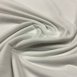 French terry brossé recyclé coton /polyester /élasthanne Blanc - 1955002