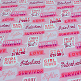 **50%++*  Jersey ruban rose force fort ensemble cancer - 260 gms