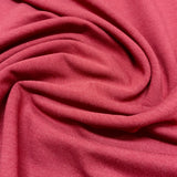 French terry Bambou Rouge vin mat 4160910