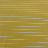 **-40%*  Jersey coton / élasthanne ligné jaune mini blanc  JMBKST301