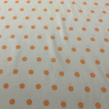 **-40%*  Jersey coton / élasthanne pois popsicle à l'orange  PPOKSP2000