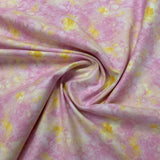 100% coton Peinture à l'eau rose Jaune limonade kimc6100L