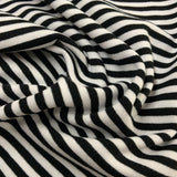 Cuff poignet tubulaire noir et blanc rayé - 171520