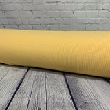 Tricot bambou côtelé jaune crème de maïs