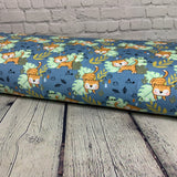 Jersey Petit léopard mignon fond bleu