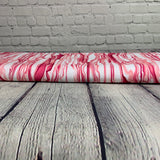 **40%*  100% coton abstrait teinte de rose et blanc   ( Wild blue )