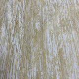 100% coton imitation Bois beige, crème et doré ( Autumn symphony )