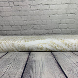 100% coton note de musique doré ( Autumn symphony )