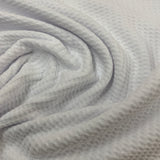 Jersey gaufré coton élasthanne Blanc 1866702
