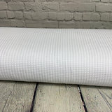 Jersey gaufré coton élasthanne Blanc 1866702