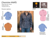 Chemisier Anaïs patron pdf - Ah ben couds donc!